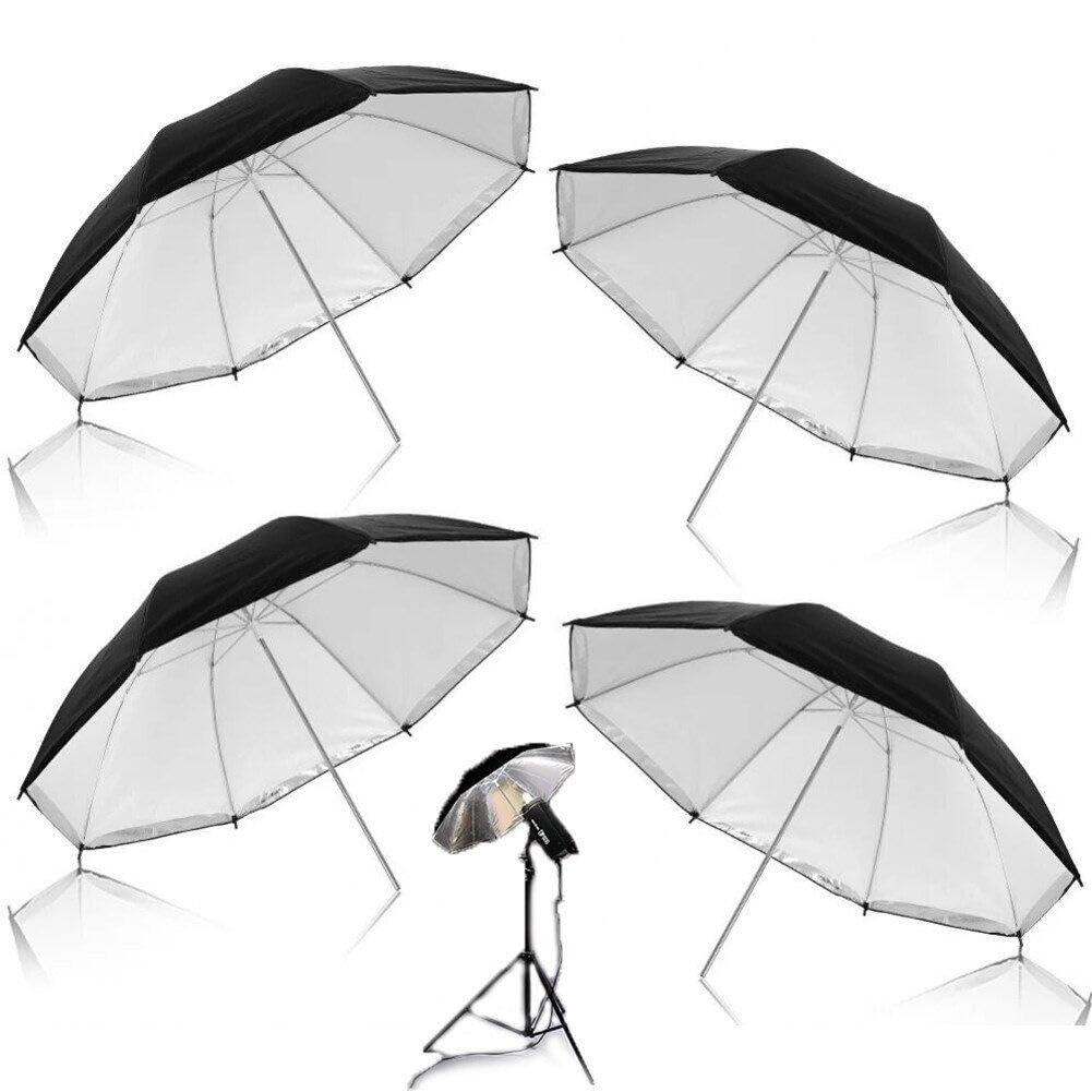 Ombrello Riflettente Riflettente per Fotografico Professionale 4 Pezzi, Ombrello Riflettente per Fotografico Professionale