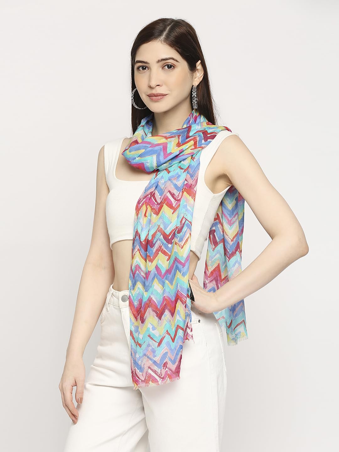 Diwali Sale Cloth Haus India Multicolor Printed Viscose Scarf For Women, Lightweight Soft Scarves Stoles For Summer &Amp; Winter (Size: 183 X 51 Cm) || Pack Of 2 || 3 Diwali Sale Cloth Haus India Multicolor Printed Viscose Scarf For Women, Lightweight Soft Scarves Stoles For Summer &Amp; Winter (Size: 183 X 51 Cm) || Pack Of 2 ||