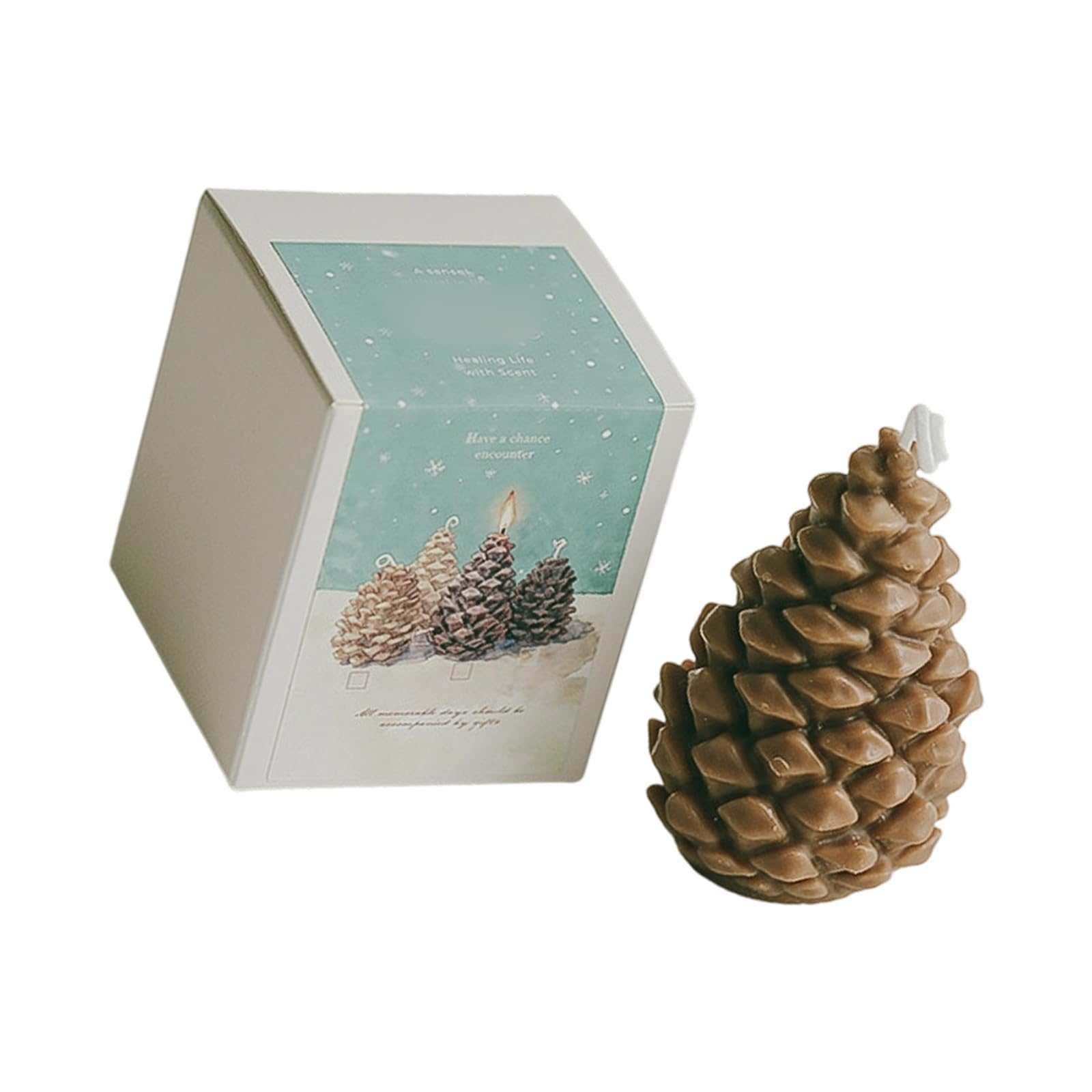 carotoe Festival Pinecone Fragrances Natural Essential Oil Soys Waxes Blend for Seasonal Decoration Table Centerpiece Christmas Party Supplies