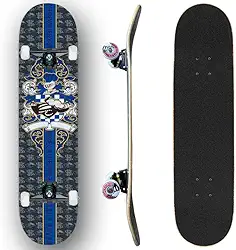 Skate Profissional black sheep Escudo Azul