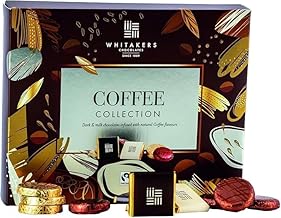 Whitakers Coffee Collection Chocolates, Belgian Milk and Dark Chocolate Box, 165g