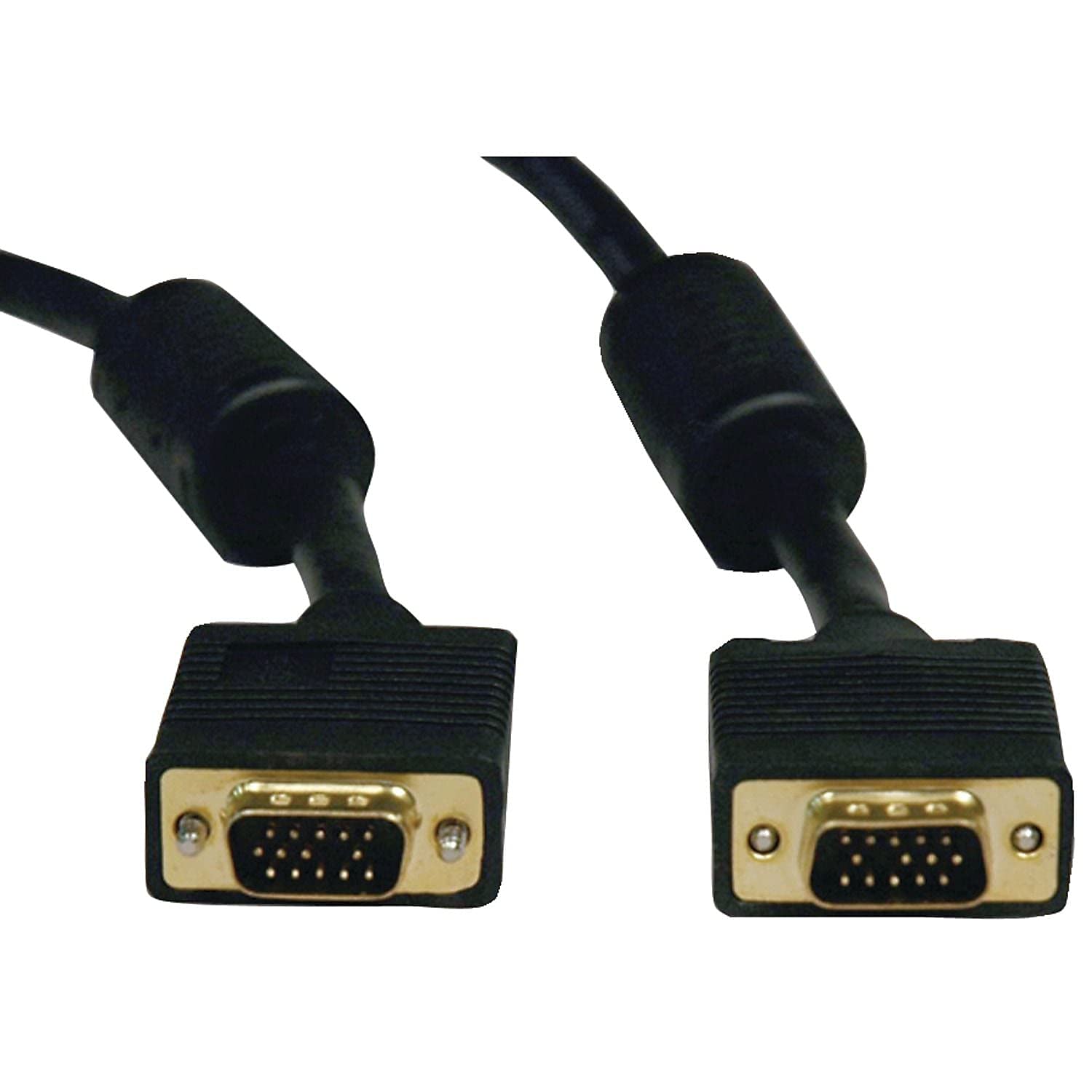 TRIPP LITE VGA Coax Monitor Cable, High Resolution Cable with RGB Coax (HD15 M/M) 15-ft.(P502-015)