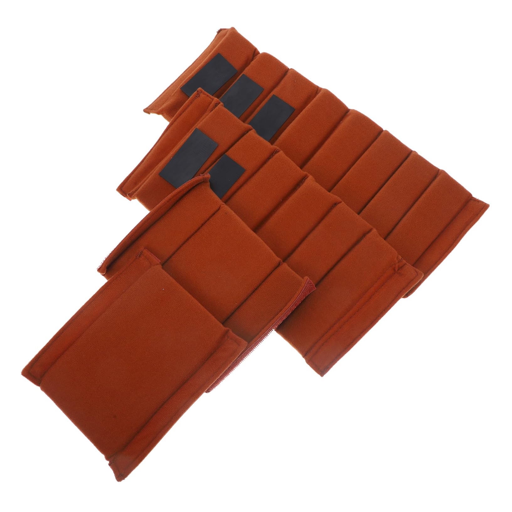 Lurrose 12piezas Divisores para Mochila De Cámara Insertos Ajustables Separadores para Accesorios Fotográficos Compatible Diversos Equipos Color Marrón