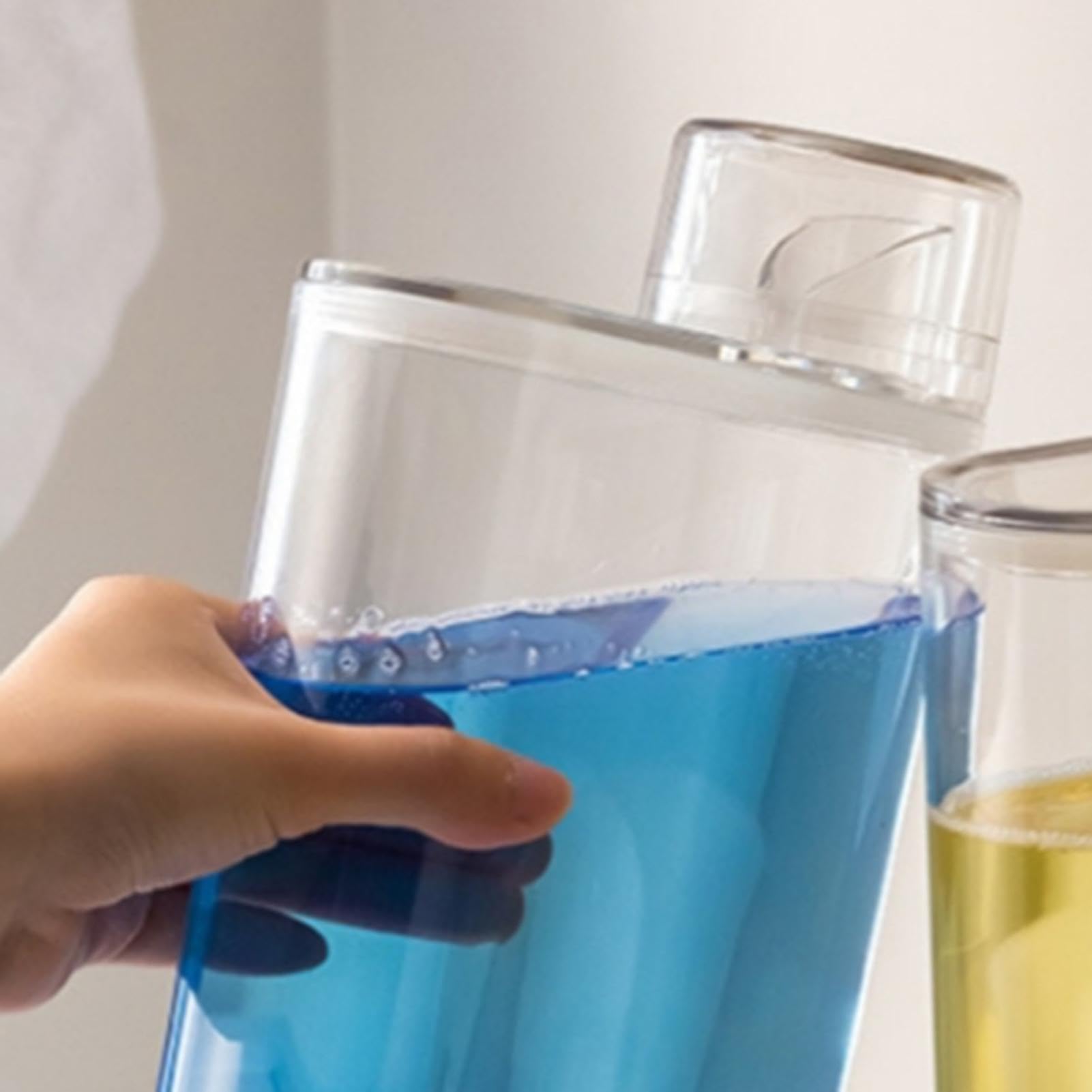 Accessoires d'organisation de buanderie | Récipient de détergent à lessive en vrac | Distributeur de liquide pour détergent à lessive | Conteneur de stockage de détergent à lessive, idées de rangement