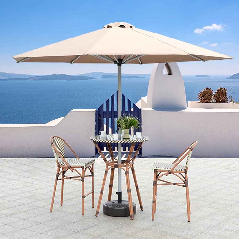Toldo de Repuesto para Sombrilla de 3m 8 Varillas-grueso y Fuerte Cubierta de Tela Genérico para Sombrilla Parasol en Voladizo Paraguas para Exteriores, Patio, Jardín, Playa, Piscina +1