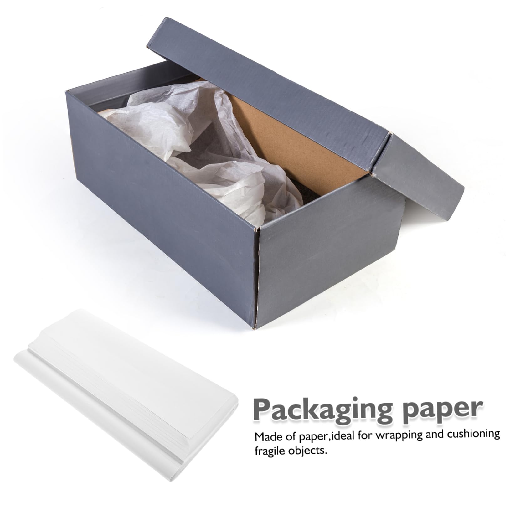 Happyyami 100 Arkuszy Papieru Pakowego: 70x38cm Wielofunkcyjny Papier Pakowy Do Przeprowadzek I Wysyłki - Materiał Do Pakowania Delikatnych Przedmiotów Wypełniacze Pudełek Ochronnych