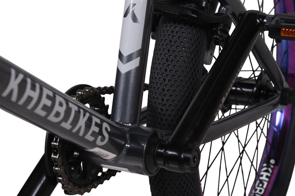 KHE Unique FC PRO 20 pollici BMX 10,3 kg - 100% CrMo Butted Telaio - Mozzo Freecoaster - 48 Spline Cava - MID BB - Cerchi Oil Slick - Street BMX