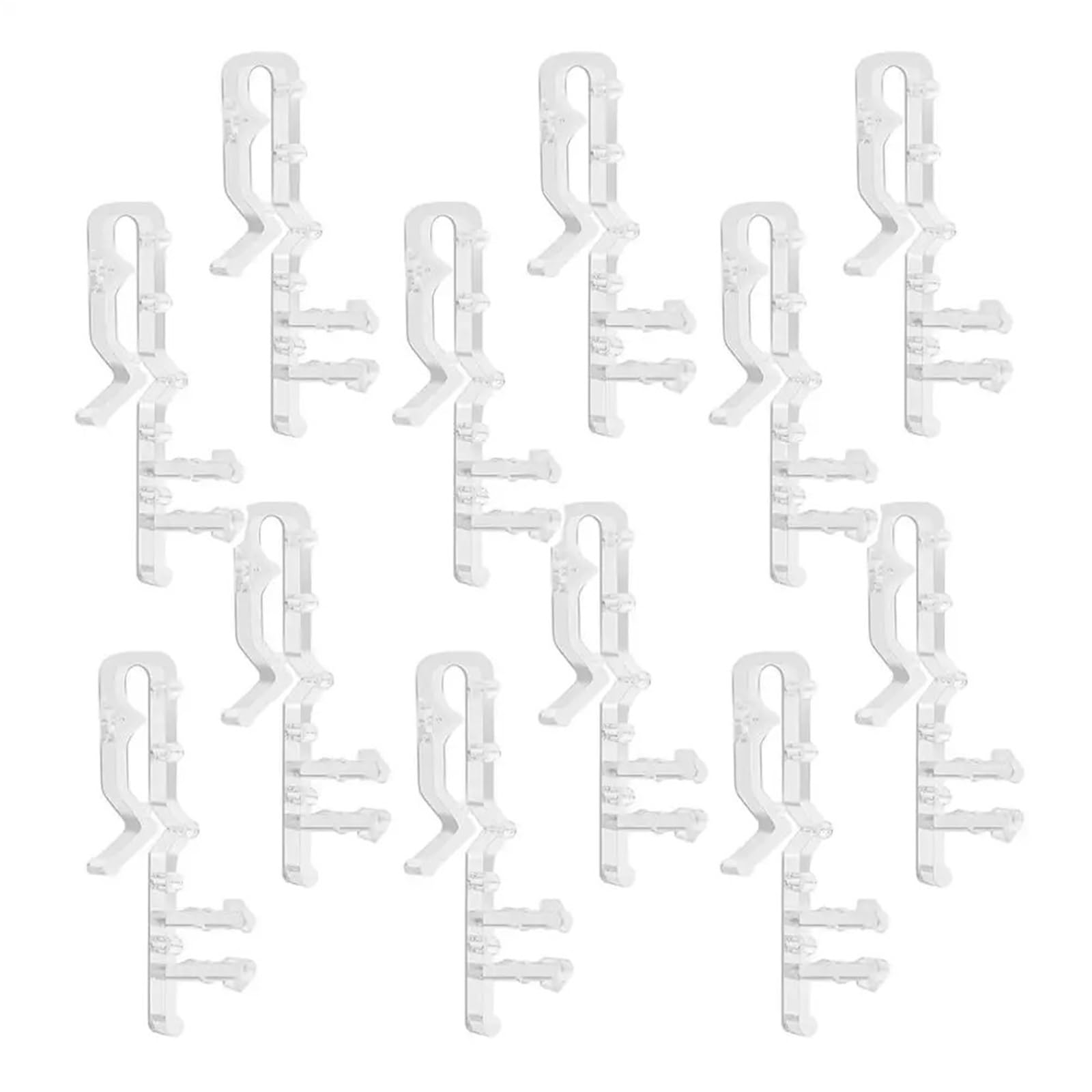 24 Pcs Curtain Clip Vertical Blinds Replacement Clips Artificial Floral Drapery Repair Valance