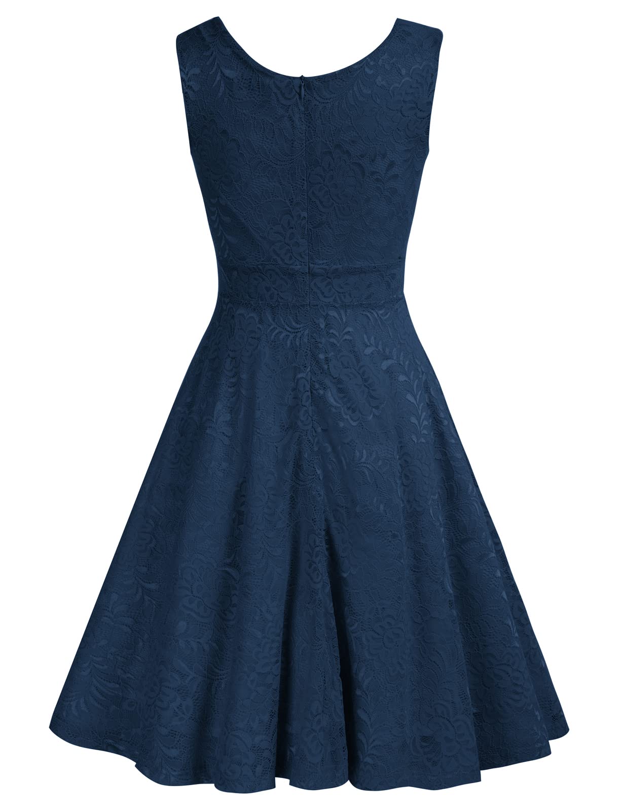 GRACE KARIN Abito da Donna in Pizzo Rockabilly Lunghezza al Ginocchio Stile retrò Vintage