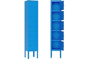 MIIIKO Blue Employee Locker: Keep Valuables Secure