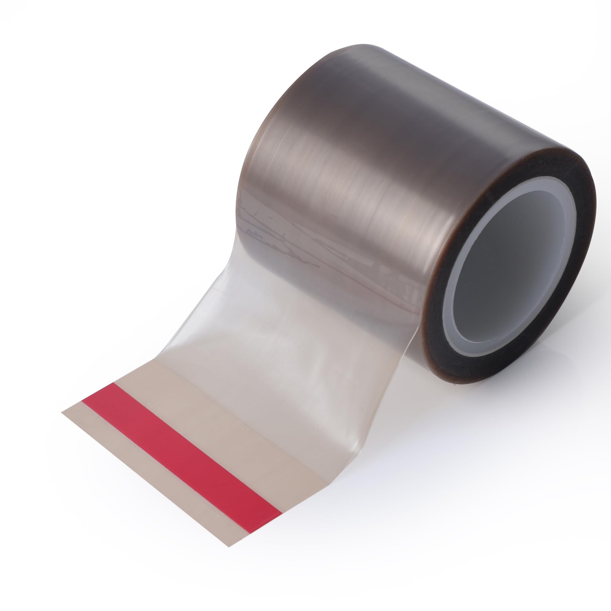 Reines PTFE-Band, PTFE-Folienband, Hochtemperaturband aus PTFE-Folie, hellbraun, verschiedene unterstützte Größen (Hellbraun, 50mmx10m x0,08mm)