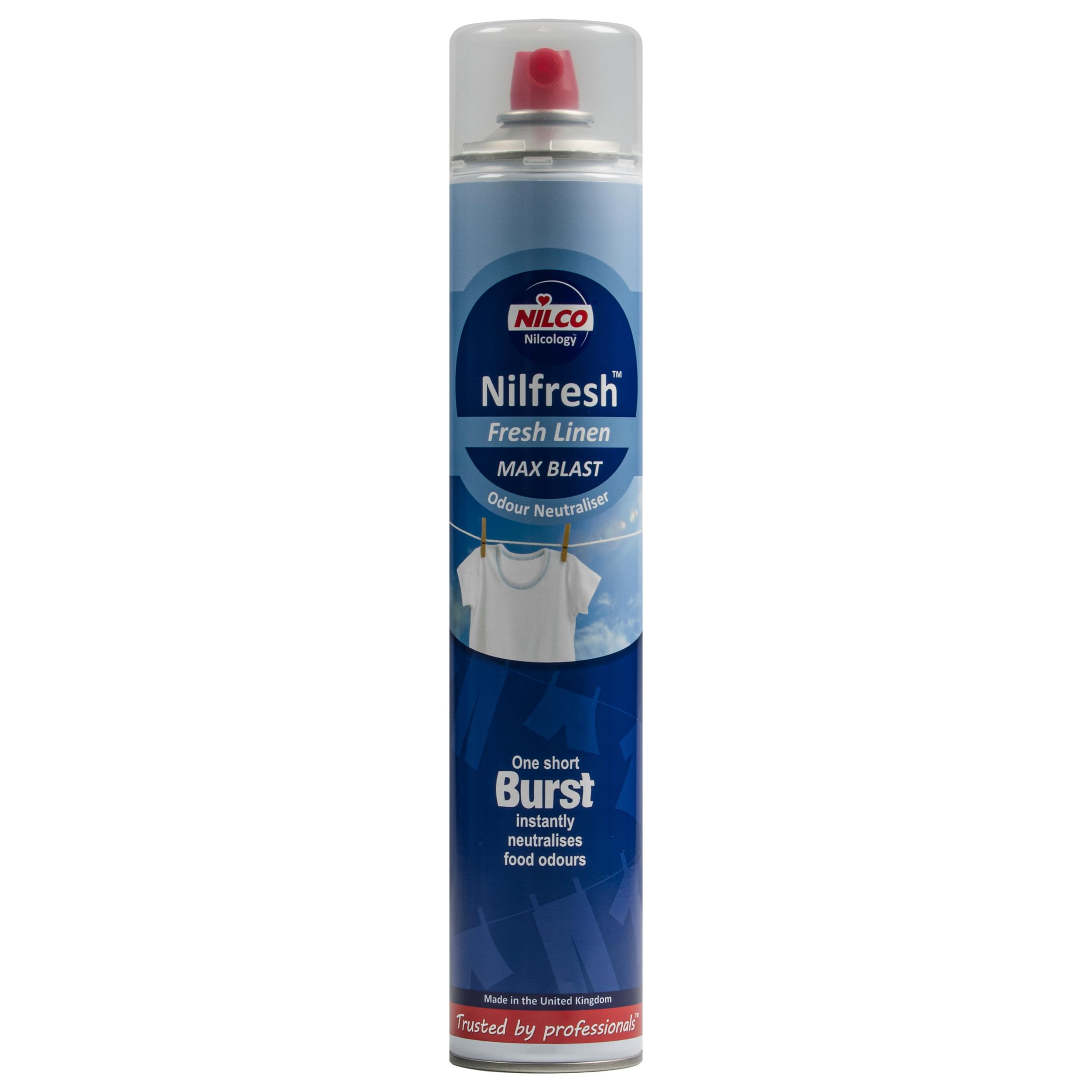 Nilco SVTN750FL 0.75L H12 Power Fresh Air Freshener 750ml Fresh Linen Scent