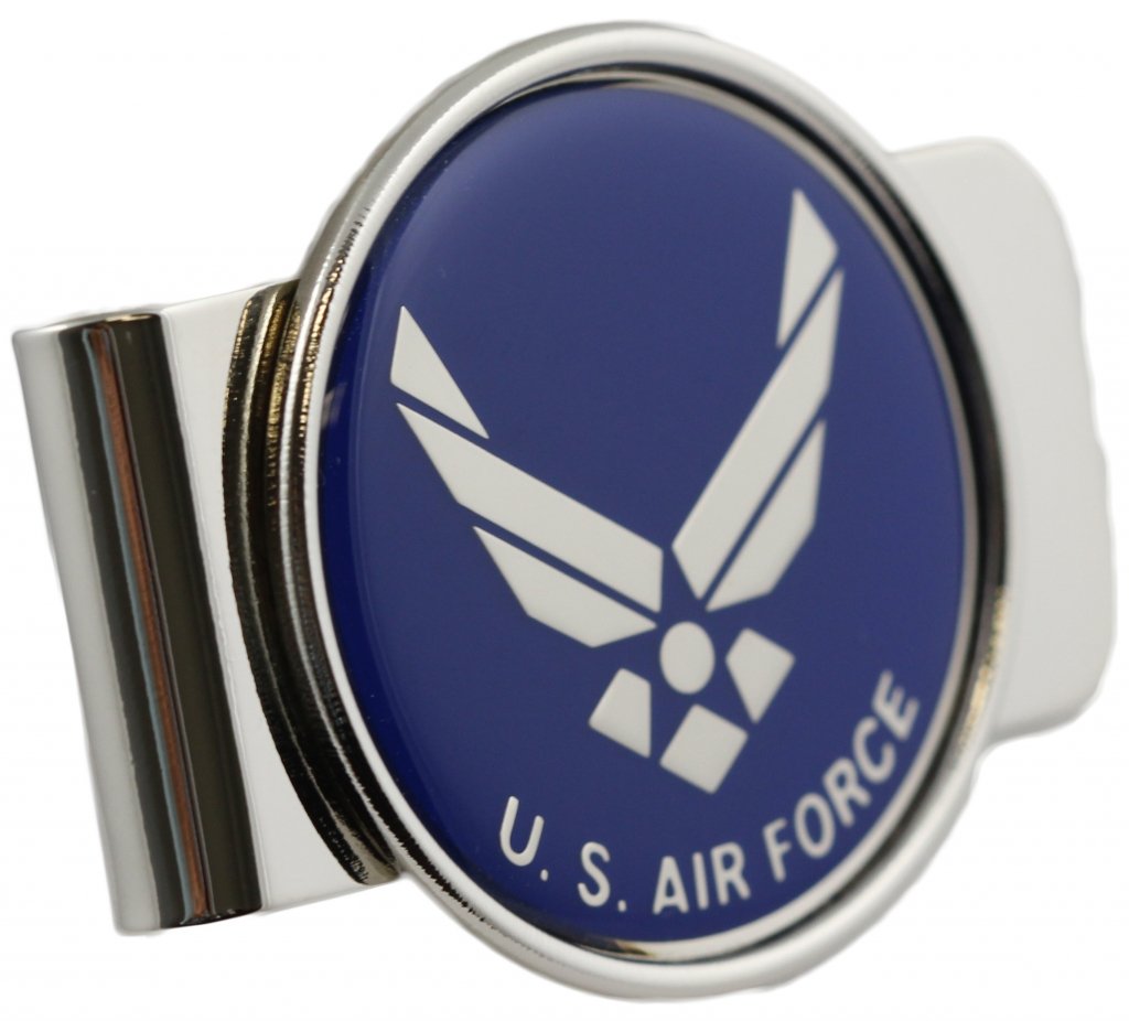 US Air Force Logo Money Clip Military Money Clips With Free Velvet Gift Pouch-image-26