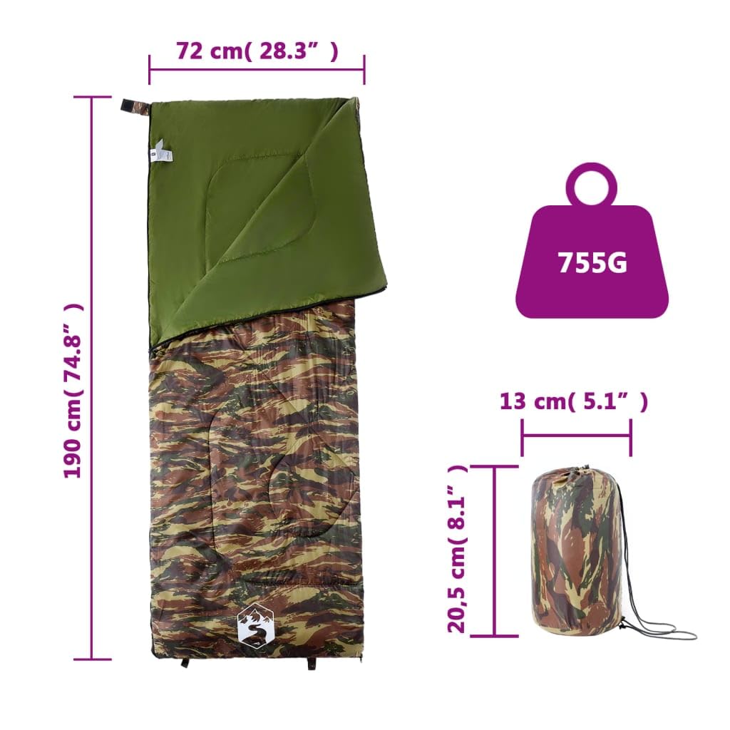 Mangloder - Saco de dormir para adultos, ligero, impermeable, rectangular, con capucha, ideal para trekking, senderismo, al aire libre, tienda de campaña y festival, con bolsa de compresión