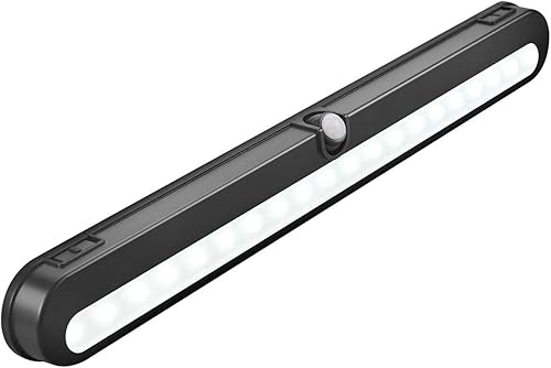 Miniatura 10 de Luces de armario a pilas, luces LED con sensor de movimiento, luces para interiores debajo del gabinete, luces debajo del mostrador para cocina, 3