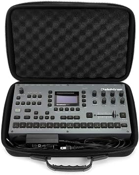ANALOG CASES Elektron Octatrack Case - Custom-Fitted Compact PULSE Hard Case for Travel