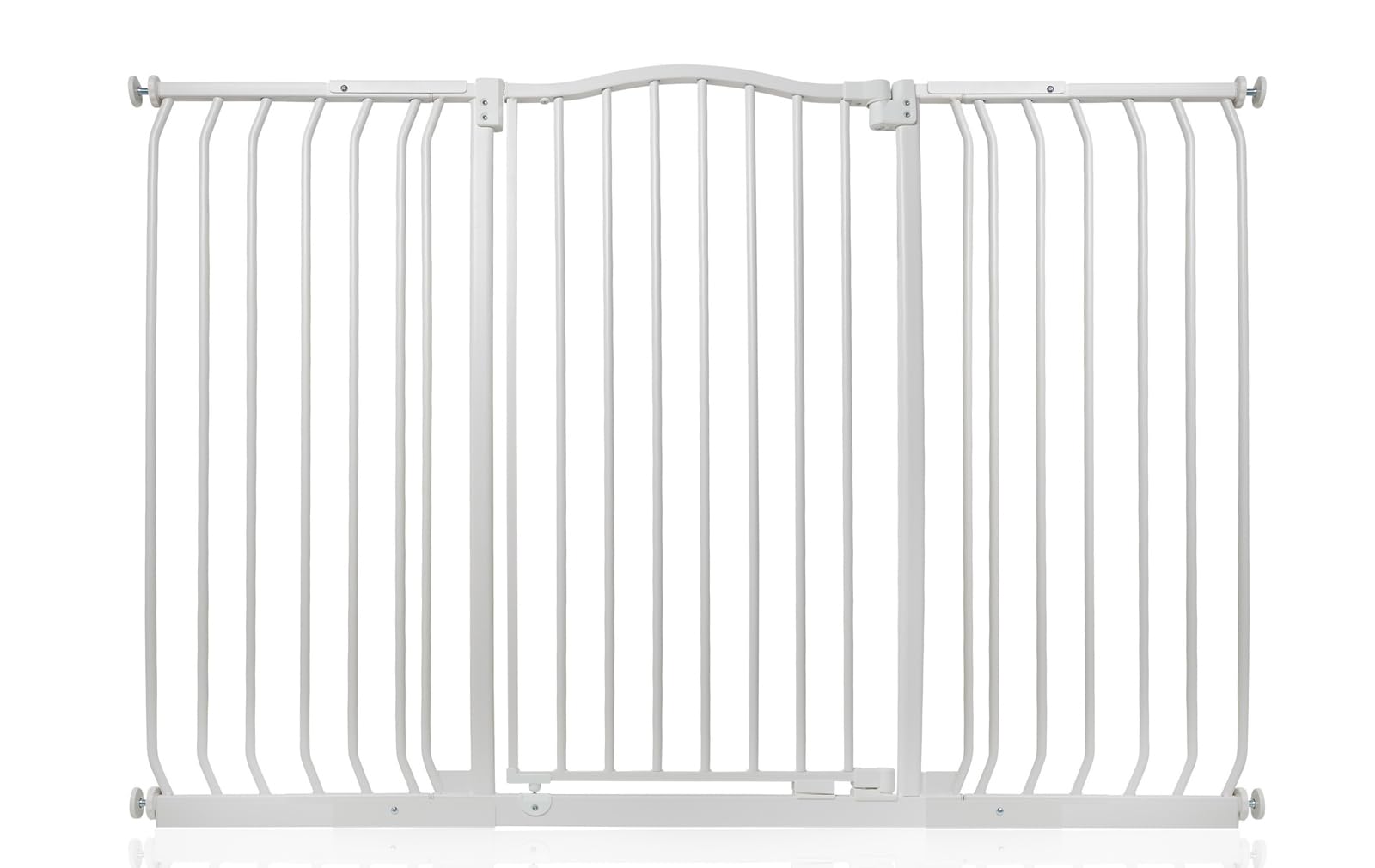 Safetots Extra Tall Curved Top Safety Gate, 116cm - 125cm, Matt Black, Extra Tall 100cm in Height, Pressure Fit Stair Gate, Baby Gate for Doors Hallways and Spaces, Safety Barrier, Easy Installation — view 57