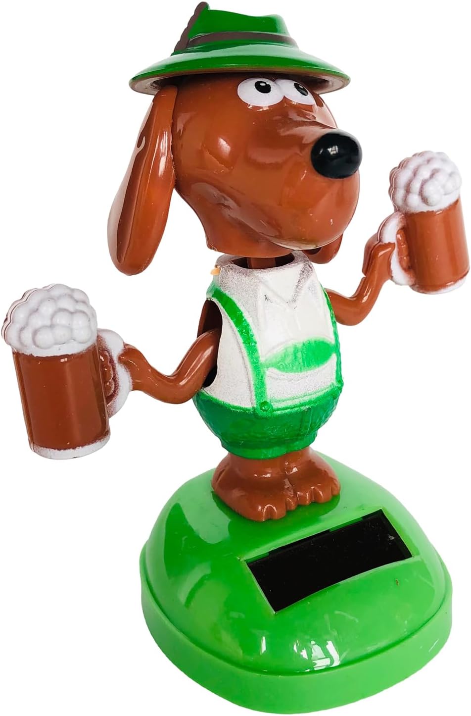 Dancing Bobbleheads Dog Figurines Car Dashboard Decorations Accessories Interior for Men Women, Cute Solar Power Bobble Heads Bobblehead Ornaments Decor for Car Window