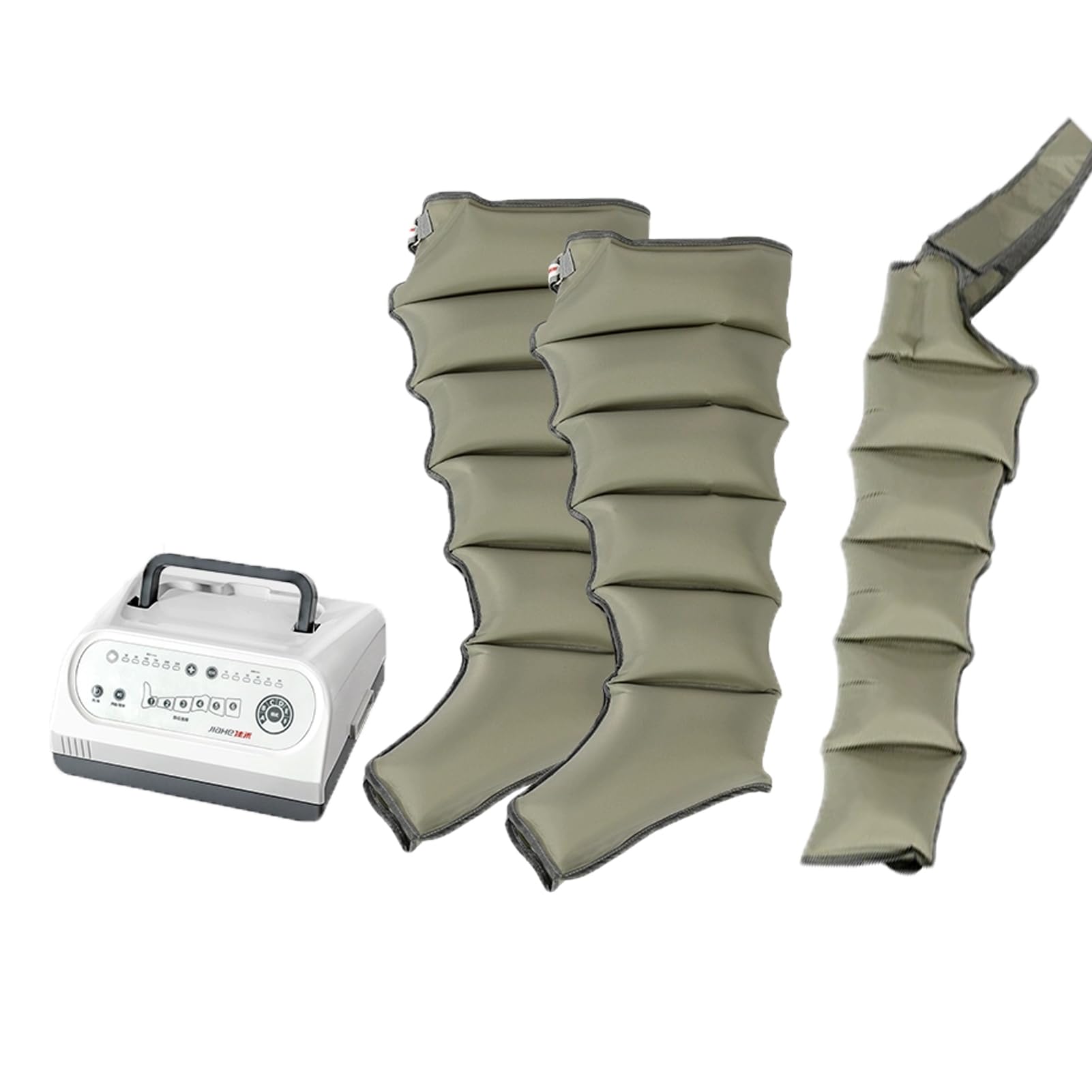 Masaje de piernas con compresión de Aire, Botas de compresión de piernas, Botas de recuperación para circulación y Alivio del Dolor, relajación de los músculos con 4 Modos, 4 intensidades