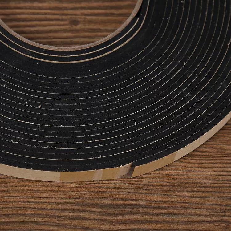2 Rolls Black, Car Speaker Sealing Tape, 2mm Thick x 10mm Wide x 49ft, Sondproofing, Waterproofing, Insulation Foam Gasket