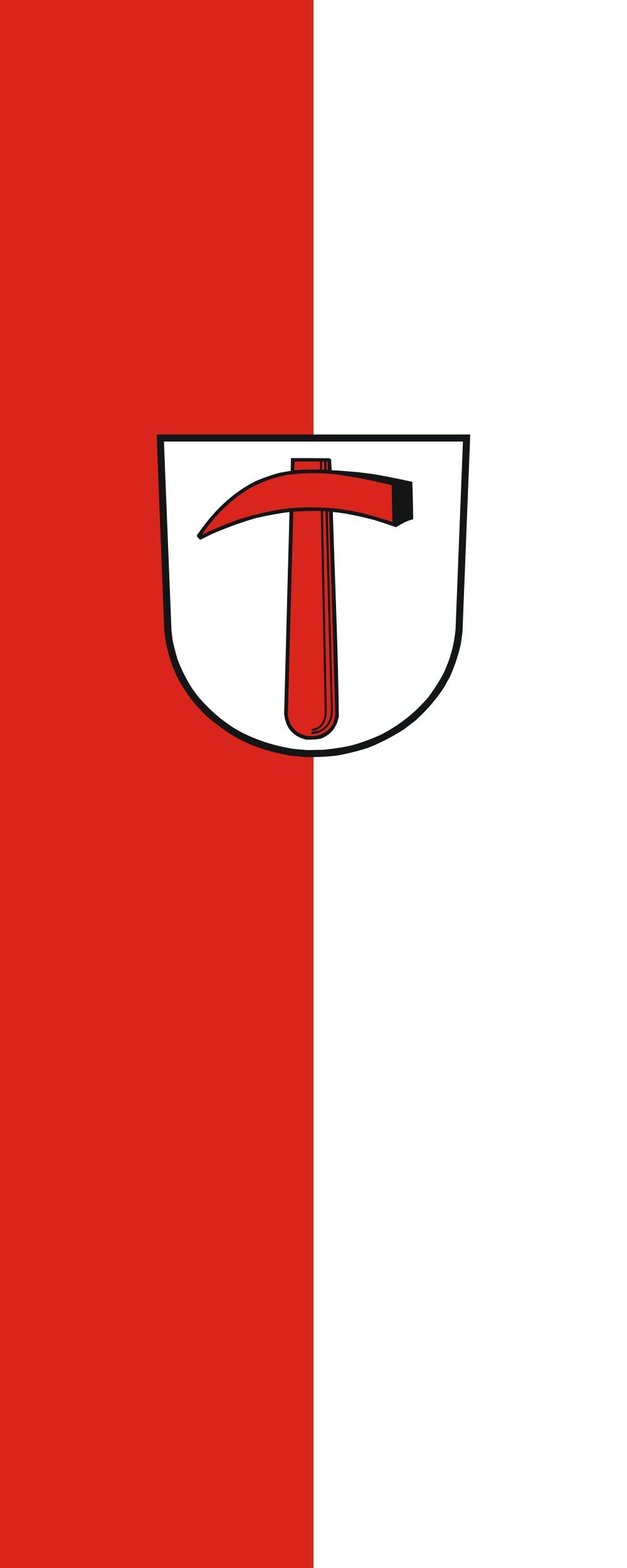 Drapeau Neuenstein format pavillon portrait vertical de 3.5m²