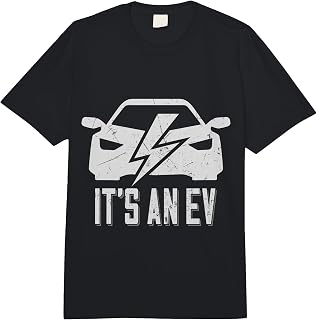 It's an EV Supercharge - for E Car Driver EV Electric Car Comfort Colors Adult Heavyweight T-Shirt