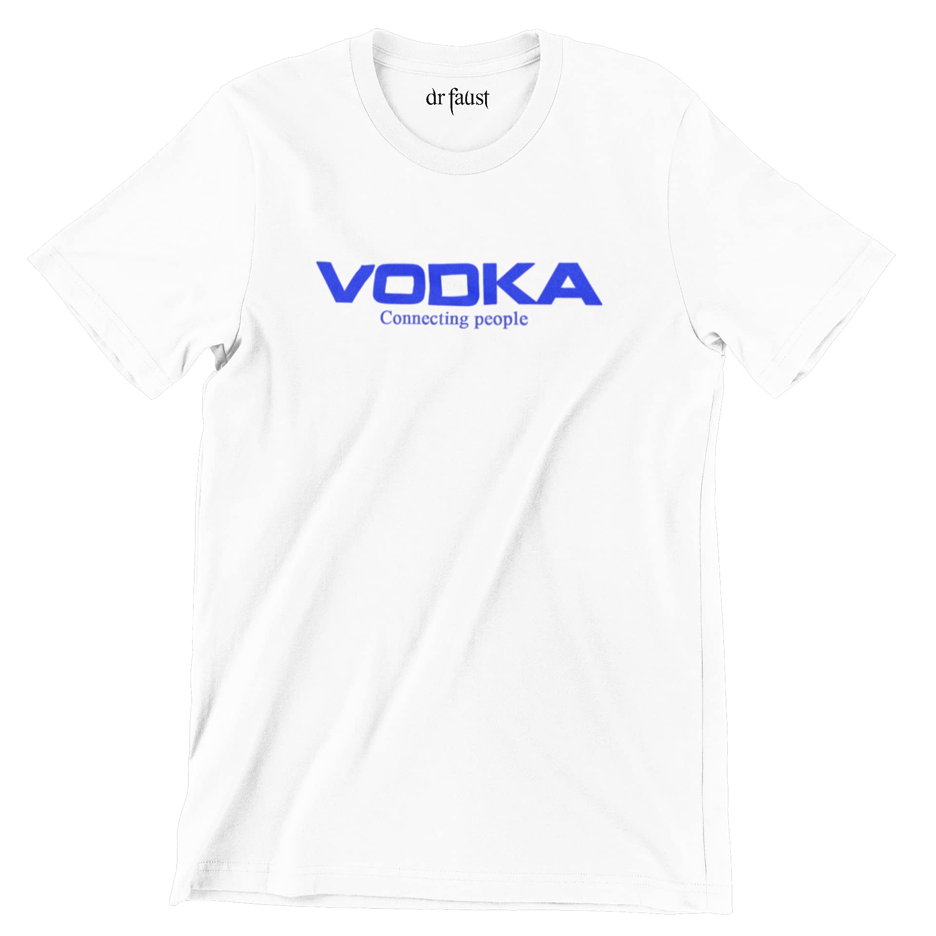 dr faustVodka connecting people printed unisex t-shirt for men & women tattoo & skating inspired streetwear clothing hip hop apparel