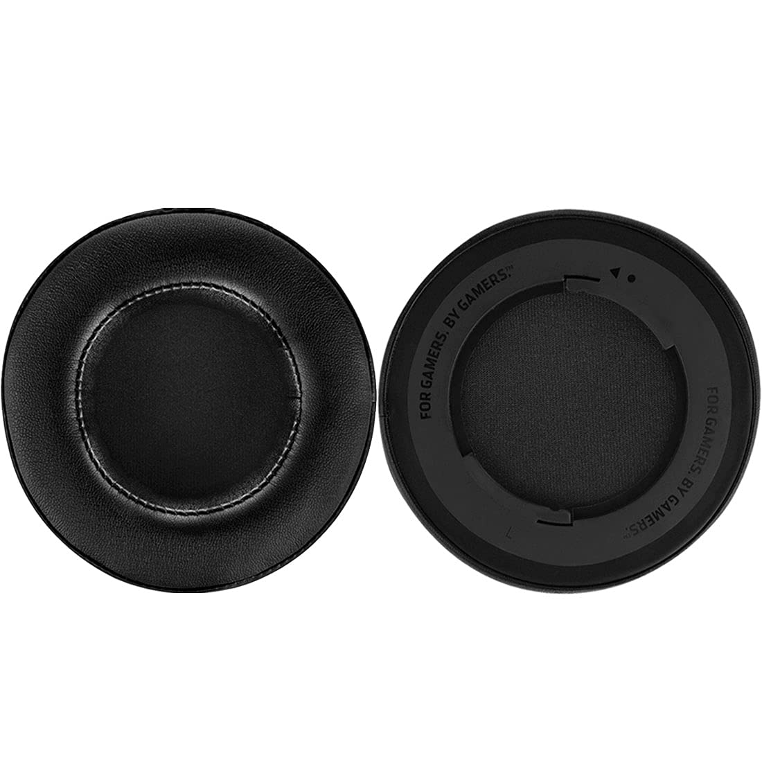 Geekria QuickFit Replacement Ear Pads for Razer Kraken 7.1 Chroma V2 USB Gaming Headset Headphones Ear Cushions, Repair Parts (Black)