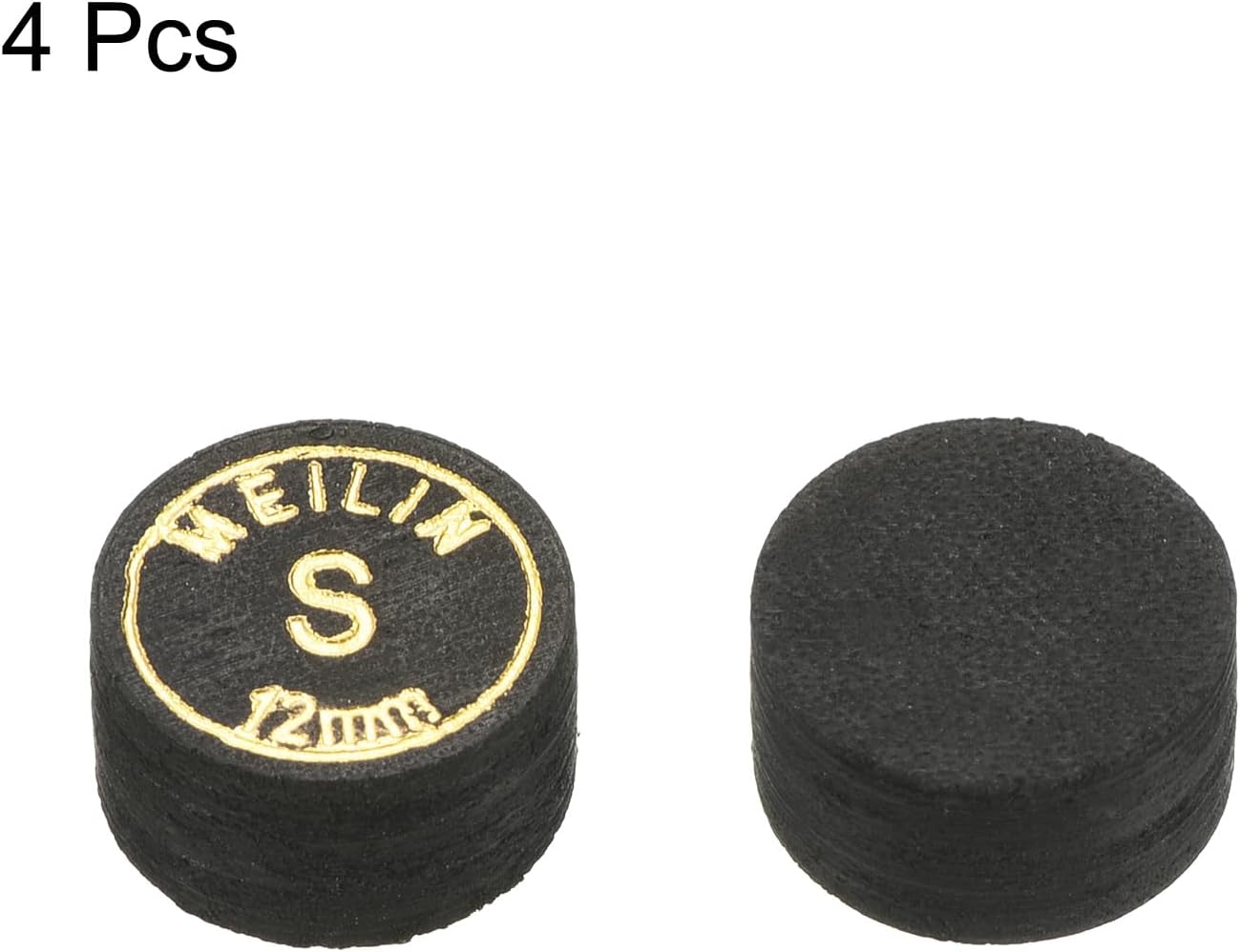 PATIKIL Pool Cue Tips Multiple Layer Pool Billiard Cue Tips Laminated Glue-on Snooker Stick Tip Billiard Accessories