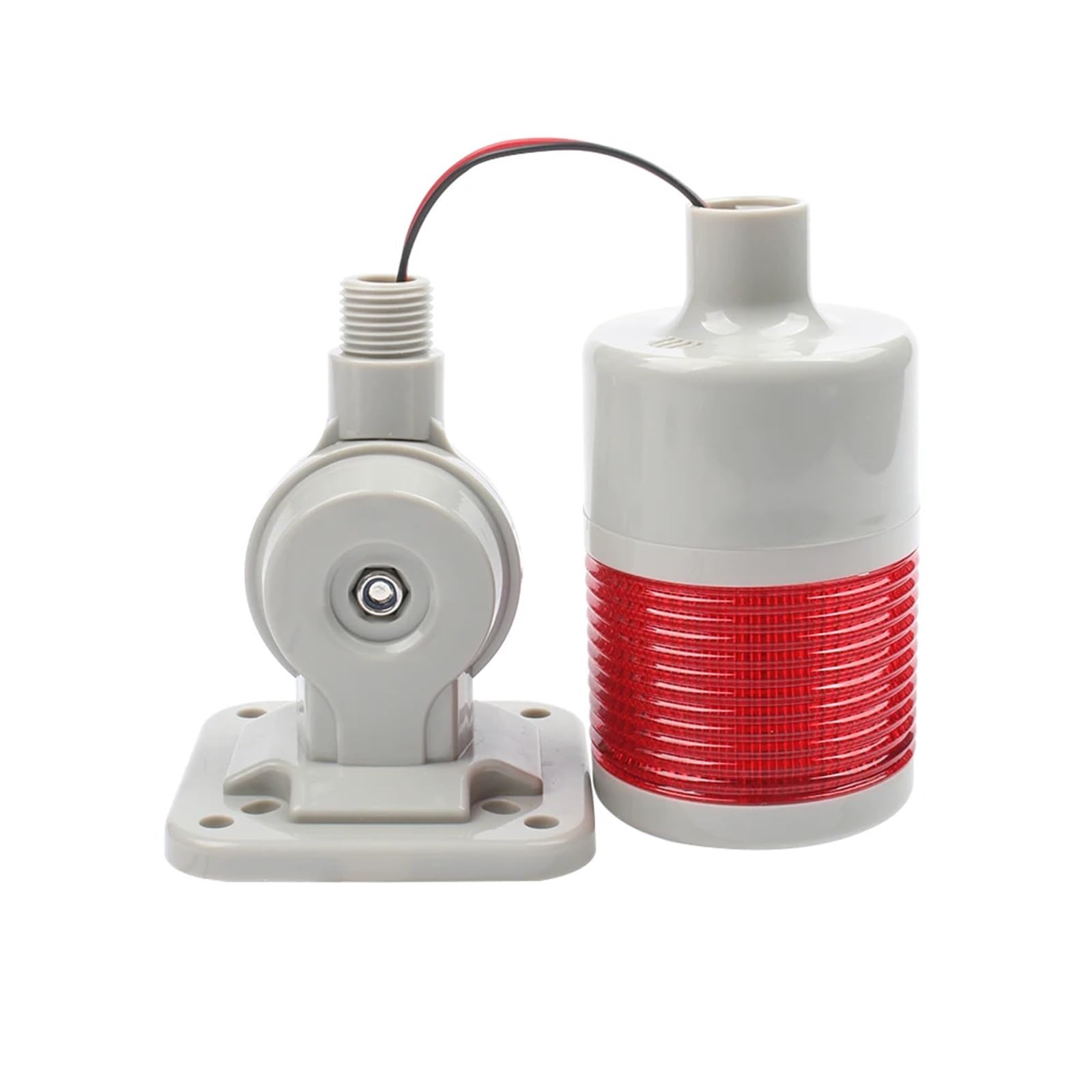 Luz de pila giratoria de 180 grados, luz de advertencia industrial roja, ámbar y verde for máquina CNC, CC 12-24 V, CA 110-220 V, luz intermitente fija LED(1 layer Green,AC110-220V)