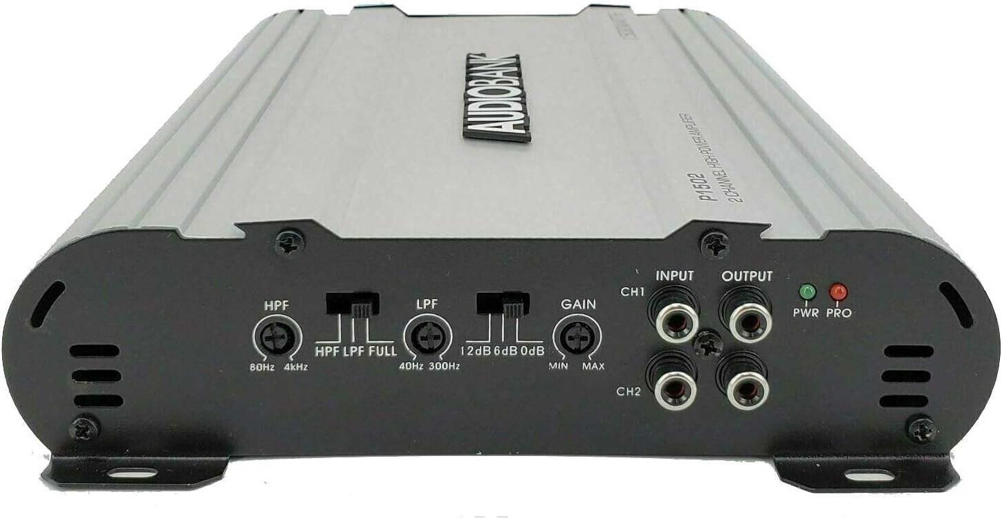 Black Friday - 50% OFF Audiobank 2 Channels 1500 WATTS Bridgedable Car Audio Stereo Amplifier P1502- Remote Turn-On/Turn-Off Circuit - Perfect for Motorcycle, RV, ATV, Car, Boat, Marine Holiday Deals 🛒 Audiobank 2 Channels 1500 WATTS Bridgedable Car Audio Stereo Amplifier P1502- Remote Turn-On/Turn-Off Circuit - Perfect for Motorcycle, RV, ATV, Car, Boat, Marine