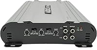 Vista 3 de Audiobank Amplificador estéreo de audio para automóvil con puente de 2 canales de 1500 vatios P1502 - Circuito de encendido/apagado remoto, perfecto