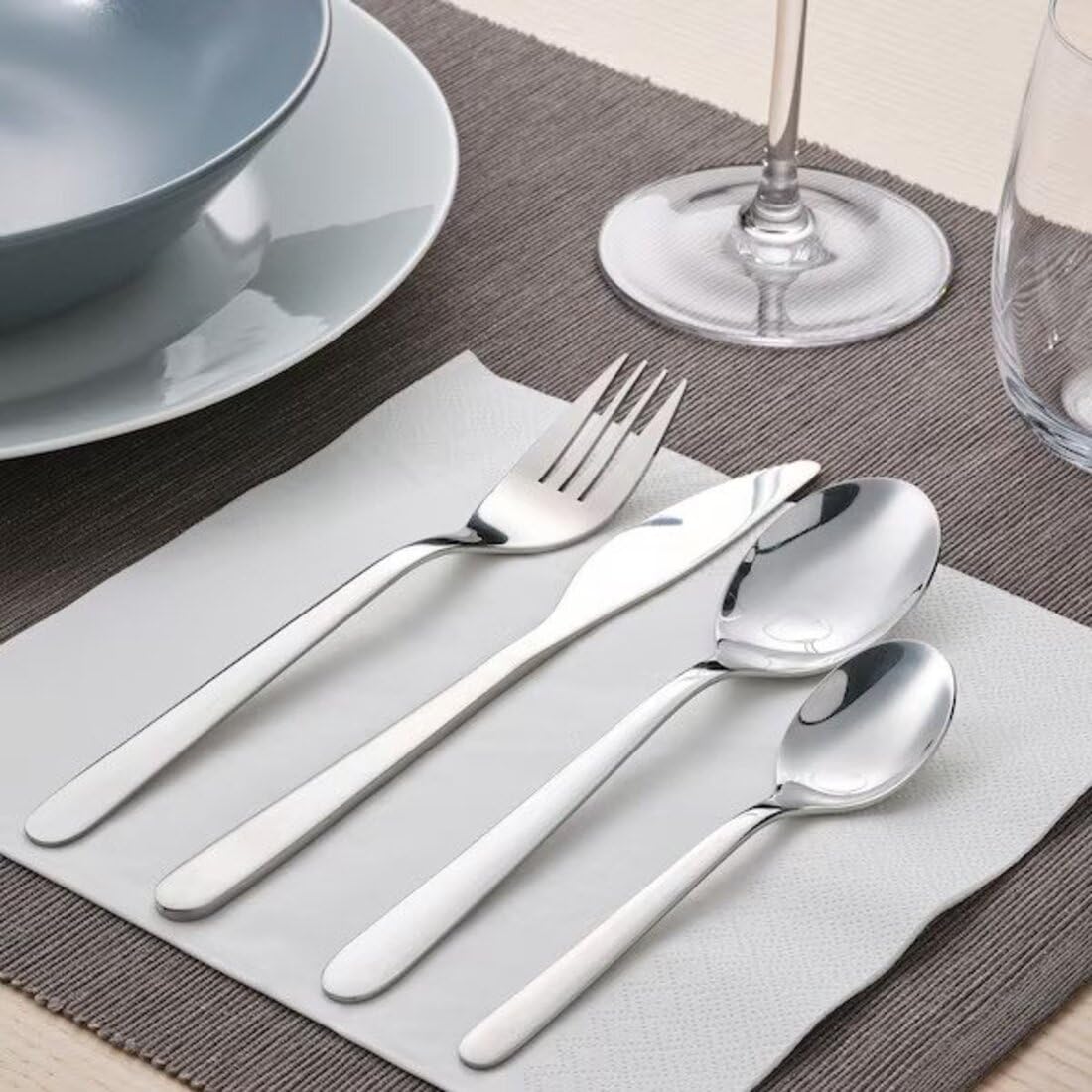 Digital Shoppy FÖRNUFT - Tenedor de acero inoxidable, paquete de 4