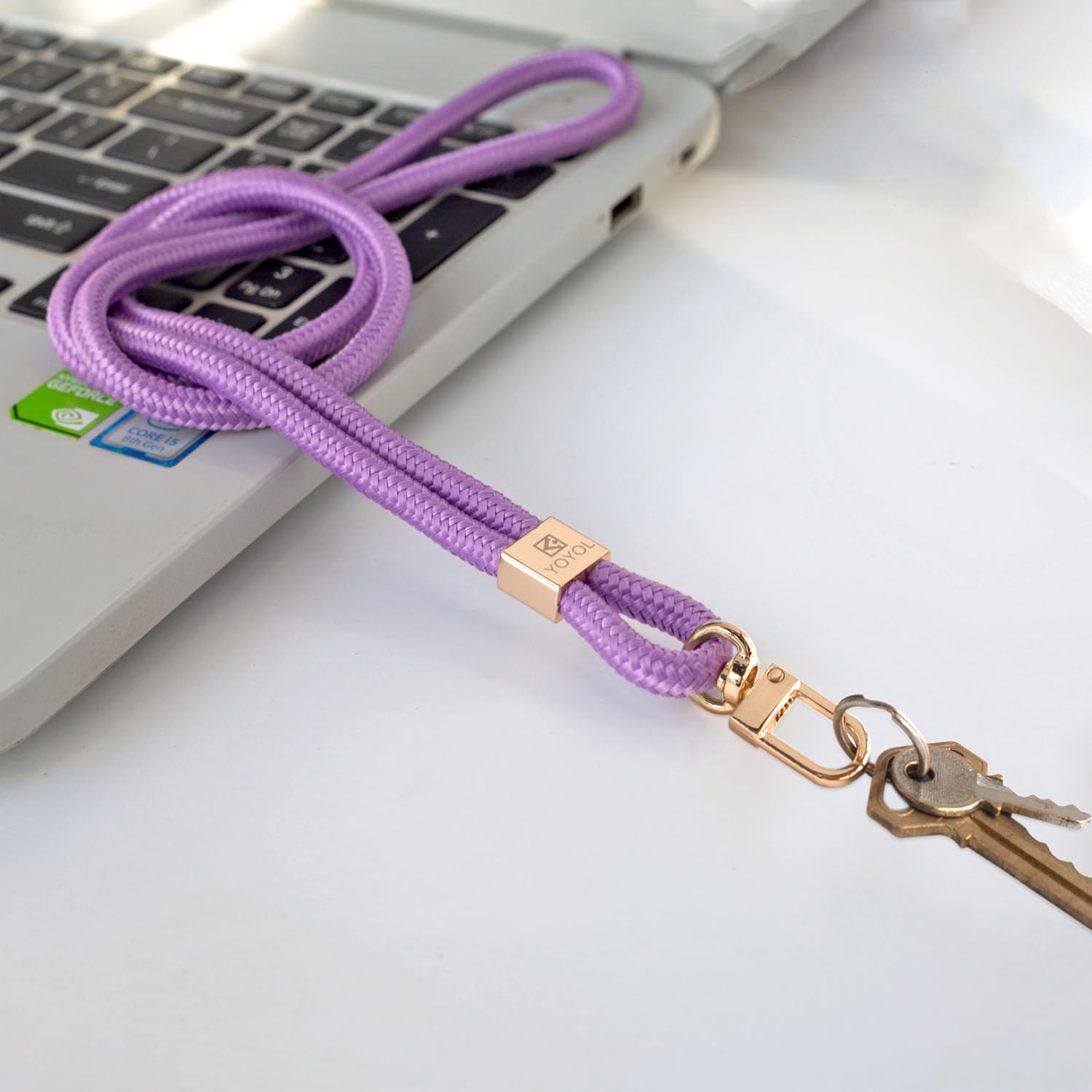 YOYOL Neck Lanyard Key Chain Premium Quality Necklet Strap Holder,for Id Badge,Keys,Wallet, for Men Women Cool Lanyards - Image 3