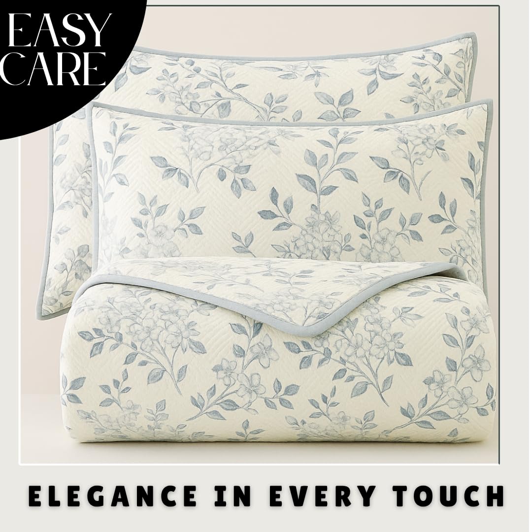 BSB HOME Ultrasonic Quilted Comforter Set - King Size -4