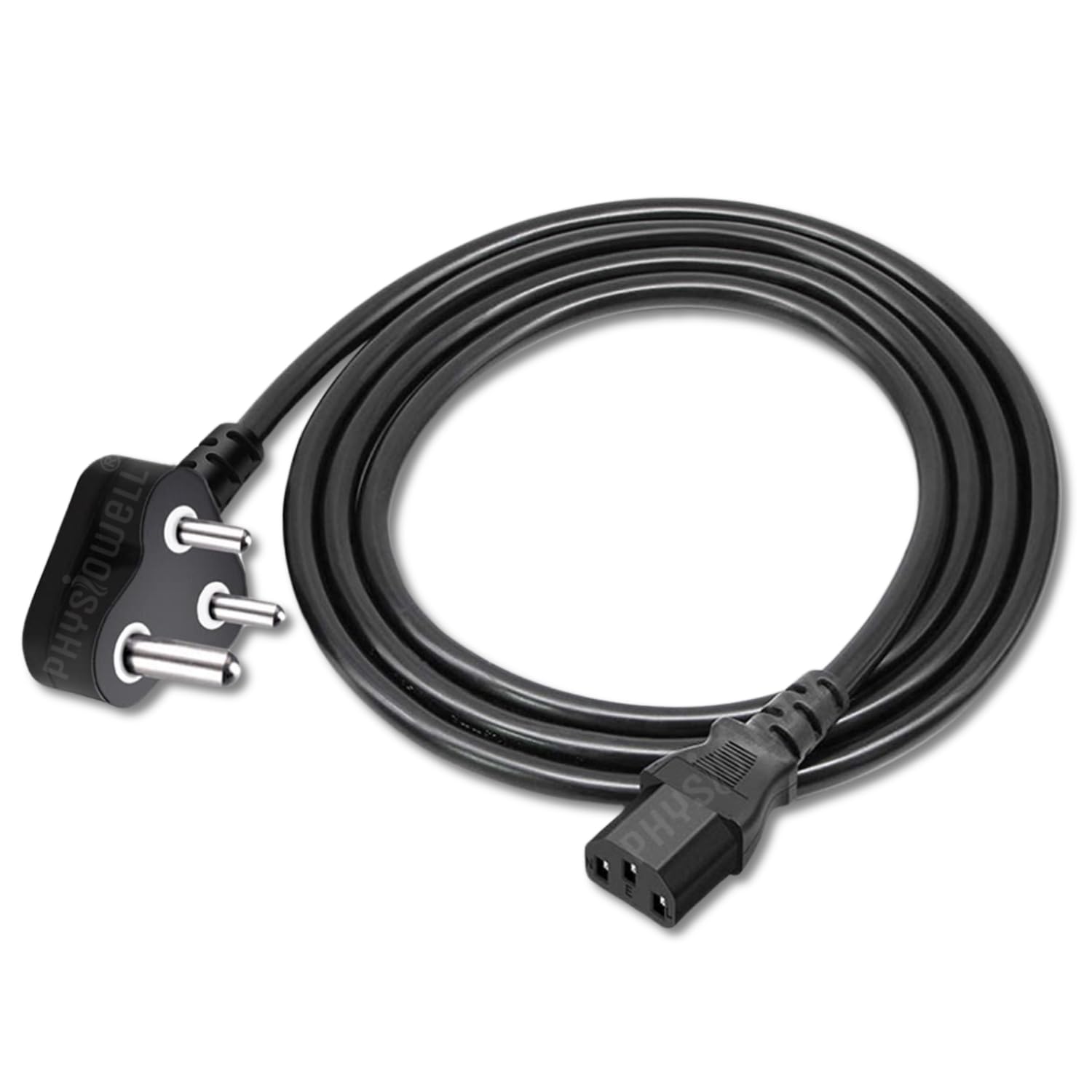 Physiowell Power Cable Cord for Physiotherapy Machine/PC Desktop/Monitor/Printer IEC Mains Kettle Lead - 1.8 Meter 3 Pin Black Electrical Wire-image-35