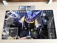 Vista 1 de Nueva Alfombrilla de Juego Mlikemat Digimon DTCG Mat Beelstarrmon TCG CCG OCG Alfombrilla de Juego de Cartas Coleccionables con Zonas + Bolsa Gratis
