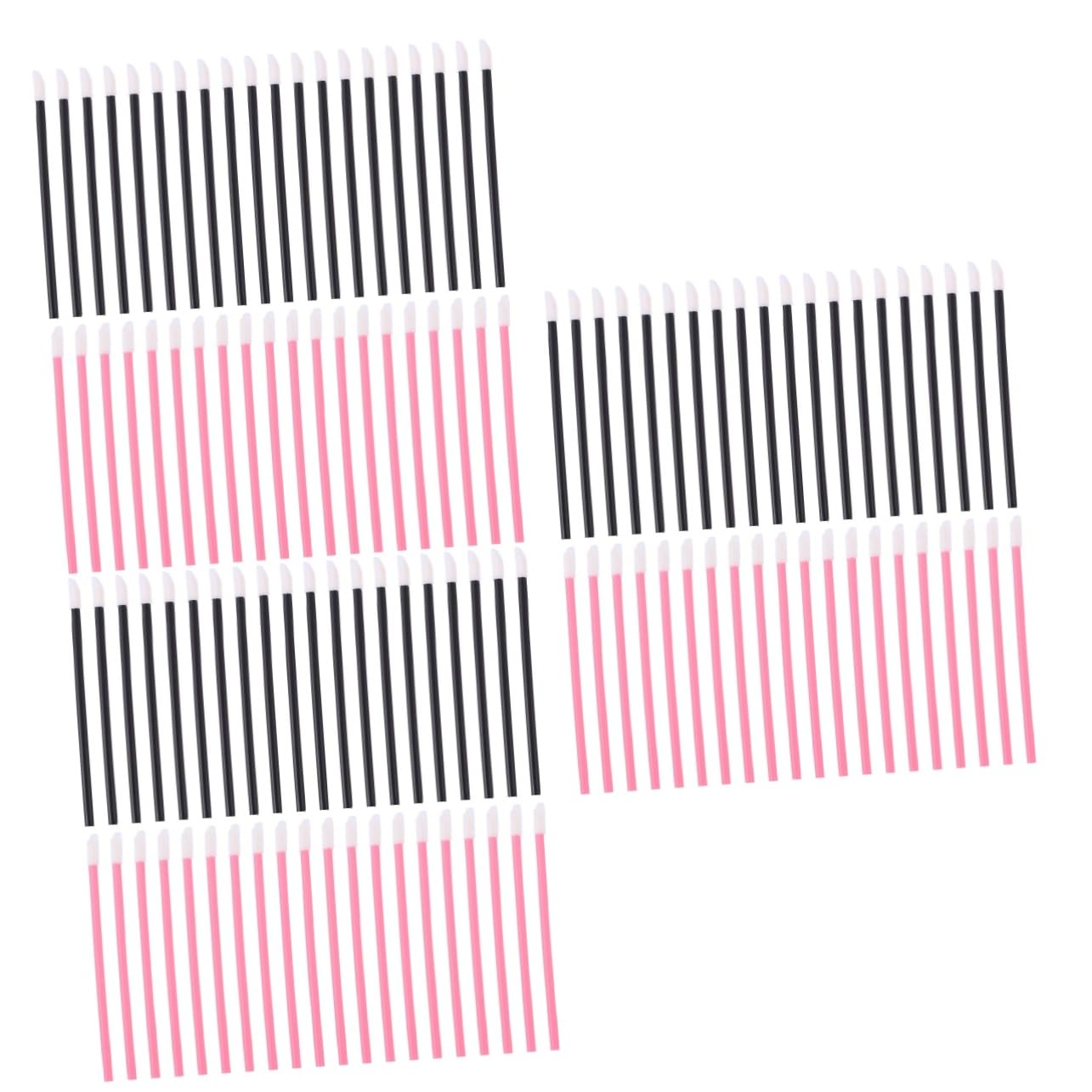 minkissy 3sets Cosmetic Lip Makeup Tool Set Disposable Lip Brush Easy to Use Lipstick for Girls 200pcs*3