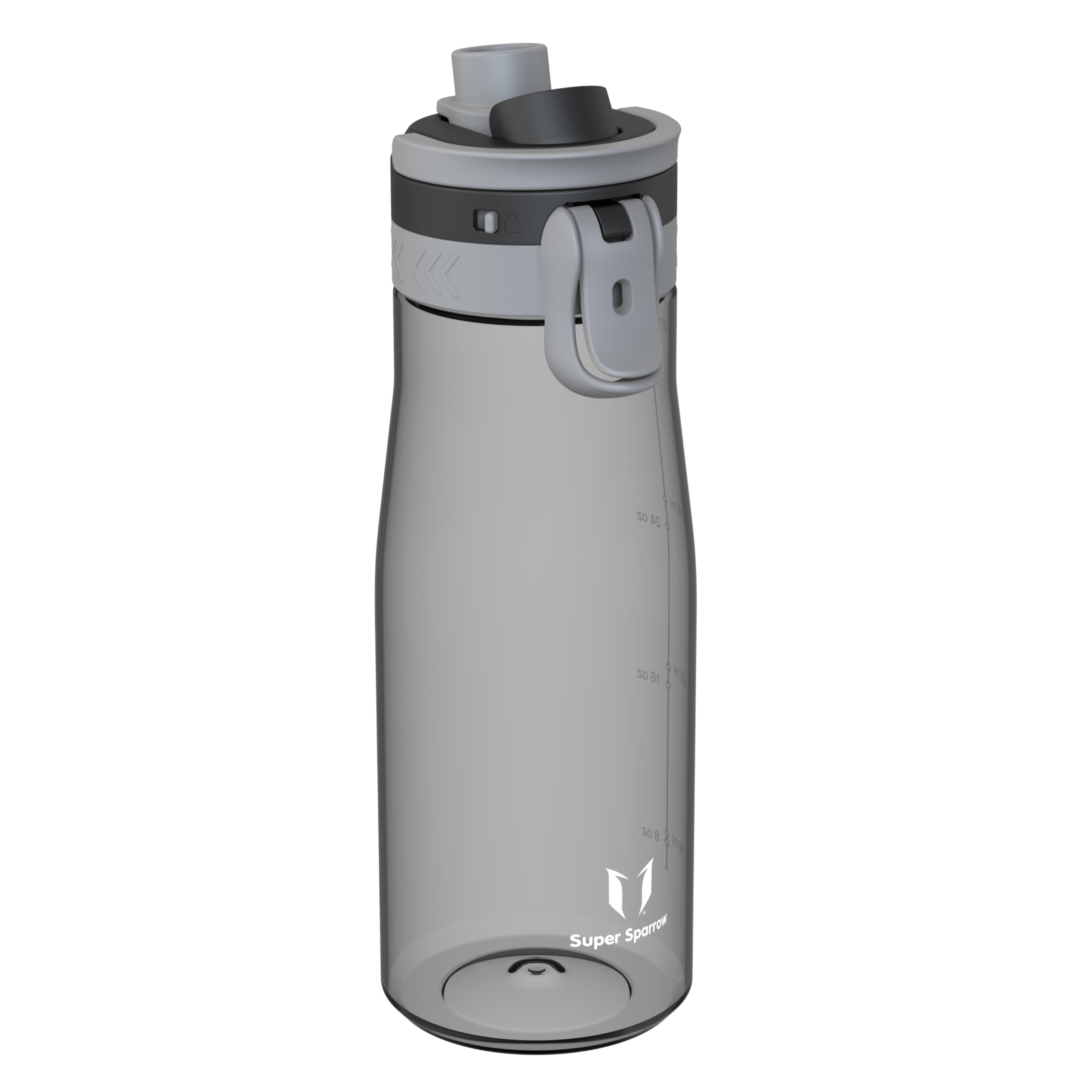 Super Sparrow Water Bottle 1000ml - One-Tap TouchGulp Bottle - Non-Toxic BPA Free - Lightweight & Sustainable Tritan Water Bottles for Sports, Travel, Outdoors