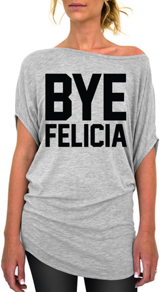 Dentz Design Bye Felicia Slouchy Tee - Large Gray Black Ink