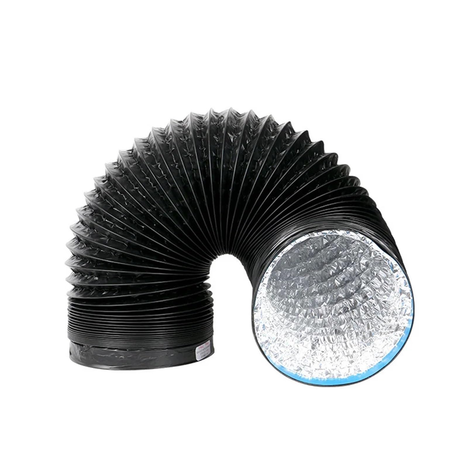 Abluftschlauch Flexibles PVC-Aluminiumfolie-Belüftungsrohr, Küchenabluftschlauch, Abluftkanal, Heimwerker-Sanitär(600cm)