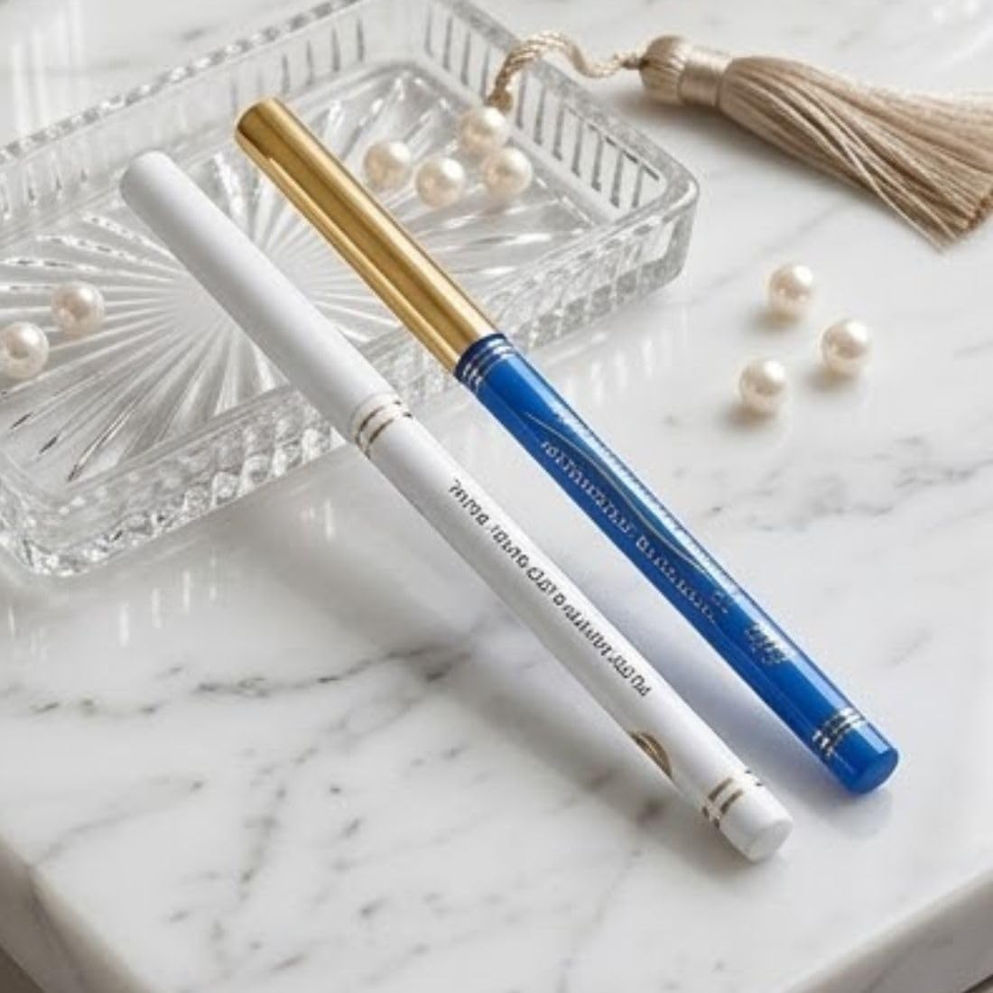 Blue & White Kajal Combo Waterproof, Smudgeproof Pack of 2 | Combo Set-image-28