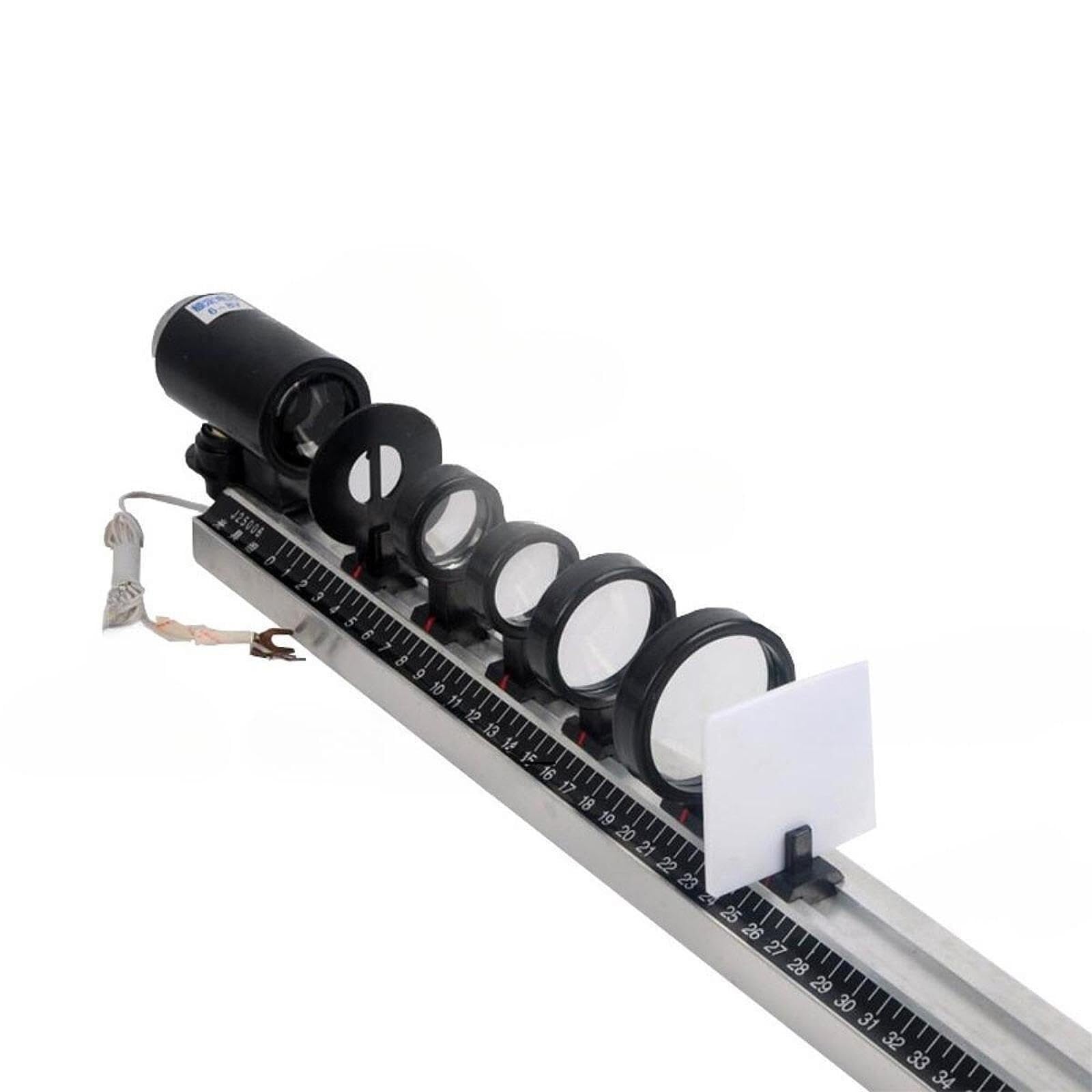 Material didáctico óptico Conjunto completo Equipo de laboratorio Banco óptico Lente física convexa Equipo experimental de imágenes for regalos de cumpleaños Maestros Niños