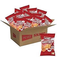Vista 6 de Herr's Patatas fritas, sabor a ketchup, 1 onza (paquete de 7)