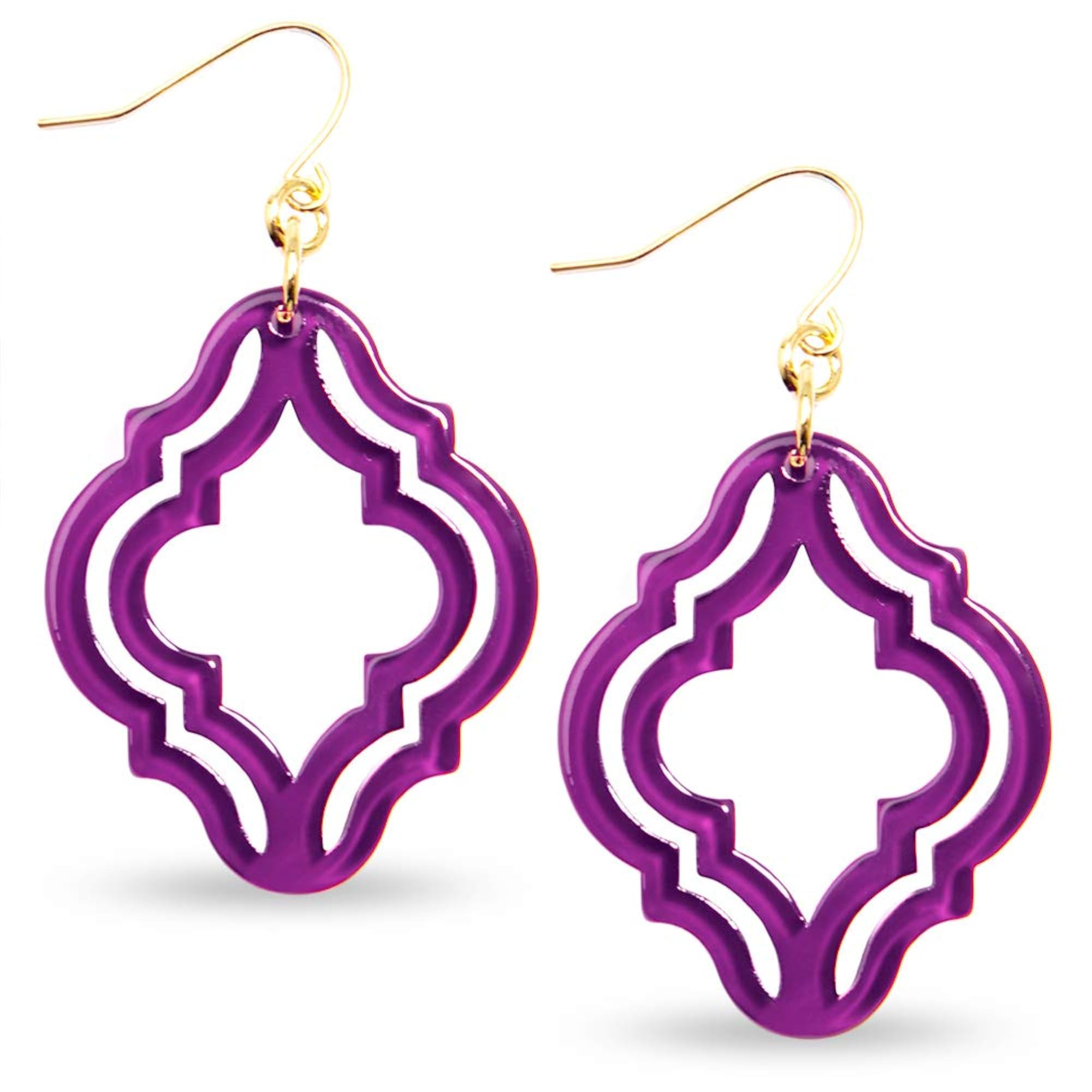 Women's Imperial Lattice Dangle Earrings