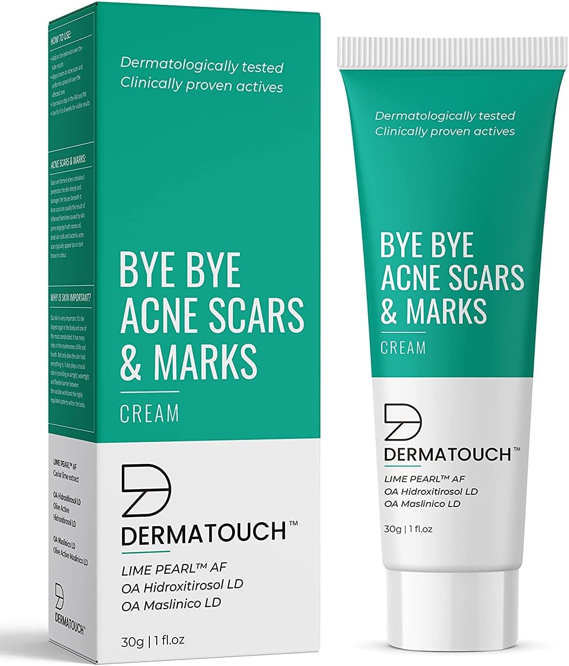 Bye Bye Acne Scars & Marks Cream || Acne Scars Corrector || Formulated Specially to Address Scars & Marks || Gives Even Skin Tone || Suitable for All Skin Types - 30G