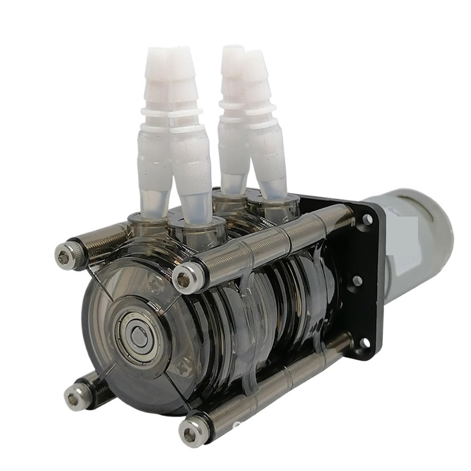 Diaphragm Pump, Peristaltic Pump, Water, Dosing, Dual Head, 12V 24V DC, High Flow for Aquarium/Lab/Analysis, Filler 300ml/min(24V)