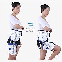 Vista 6 de Ortho Wrap - Soporte de cadera con bisagra de aleación de aluminio, compresión de isquiotibiales, para alivio del dolor de cadera, ingle