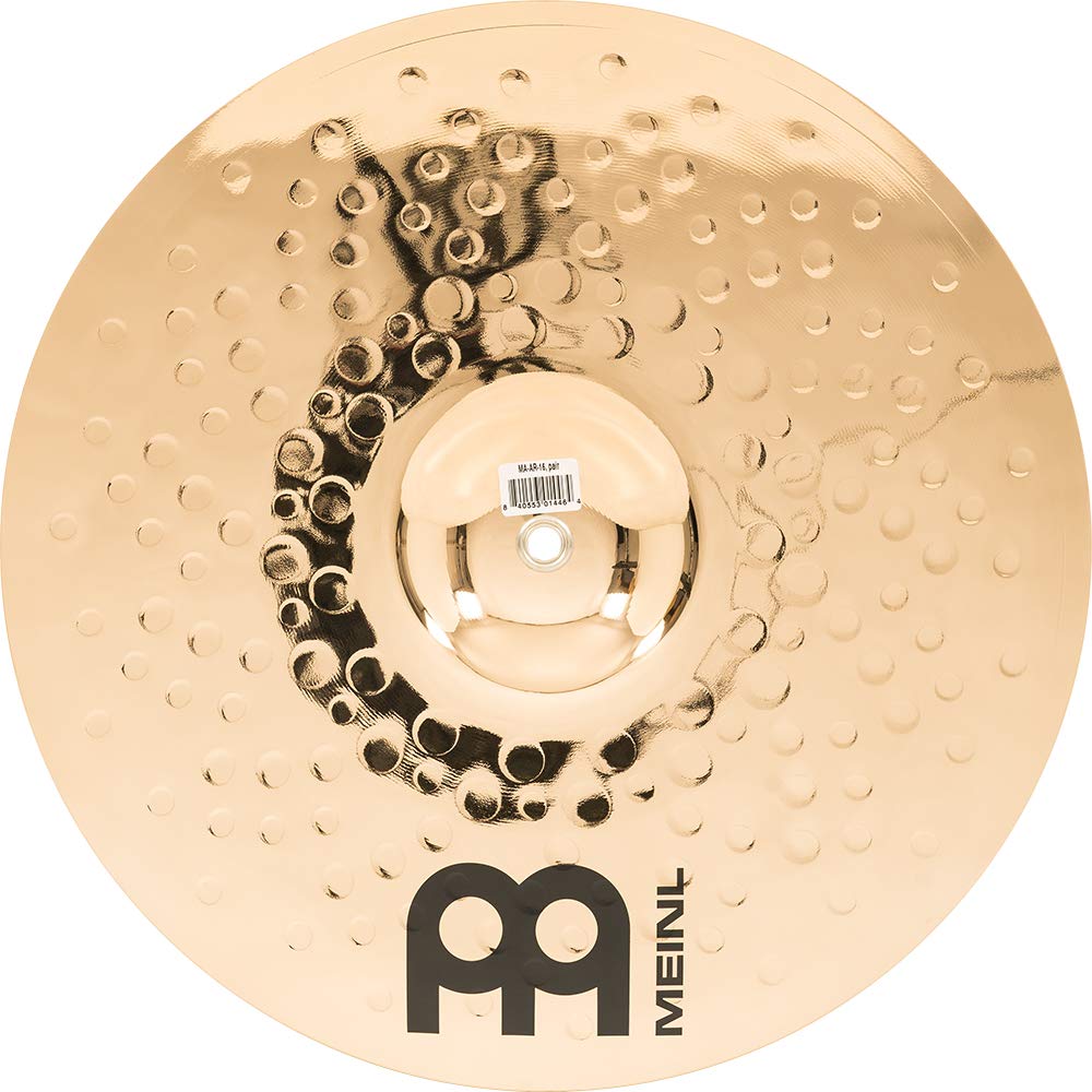 Meinl Platillo con correas, 16 pulgadas, aleación de bronce profesional, acabado brillante, fabricado en Alemania, MA-AR-16