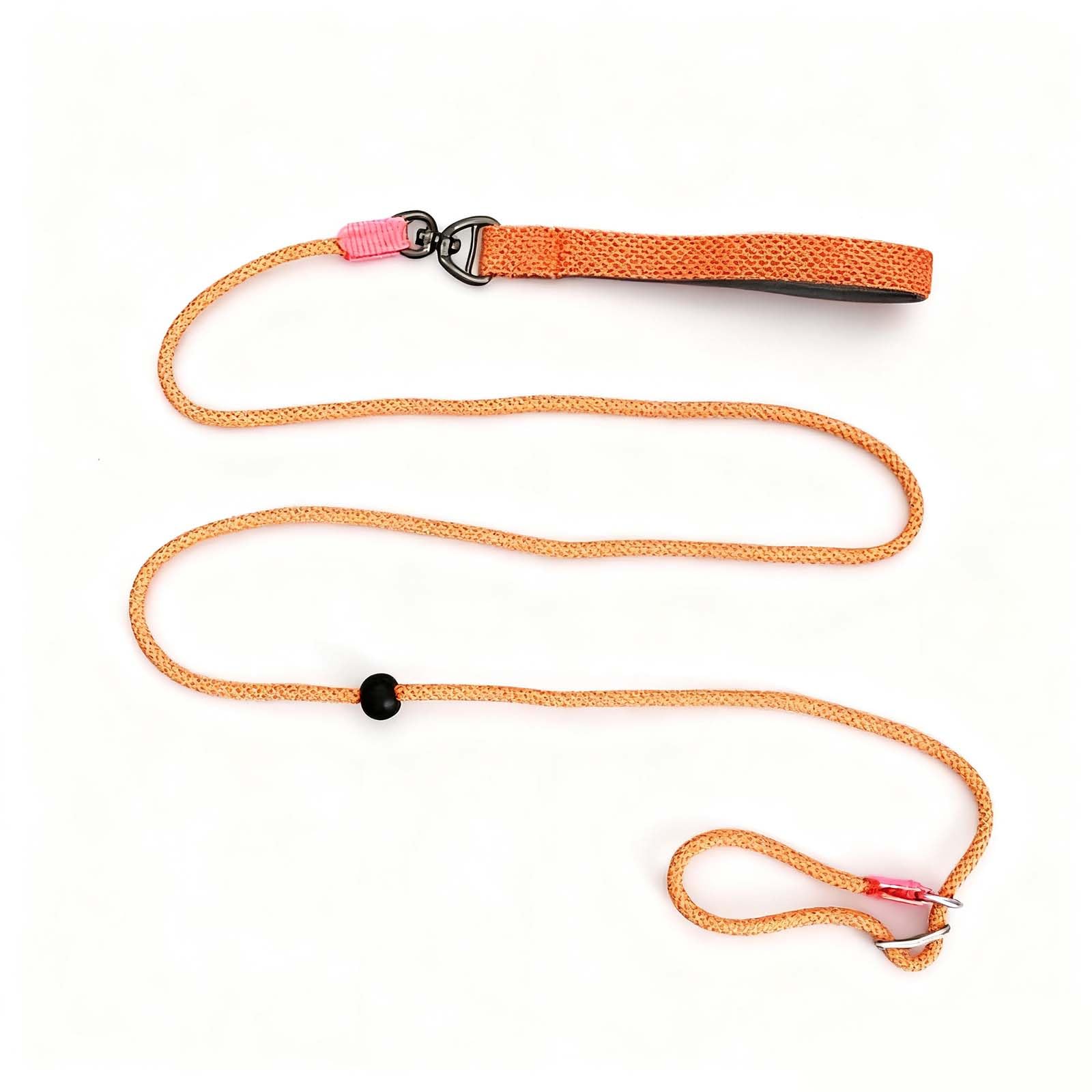 Rieoany Dog Training Leads, 6mm x 180cm Rope Slip Lead for Dogs Adjustable Training Lead